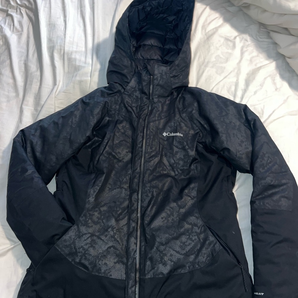 Columbia Black Hooded Jacket